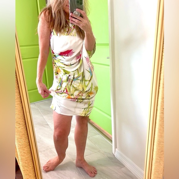 Ark & Co,Elegant,Flowy,Attached Bodycon Slip-On Dress,Excellent Condition,Size S - Picture 1 of 8